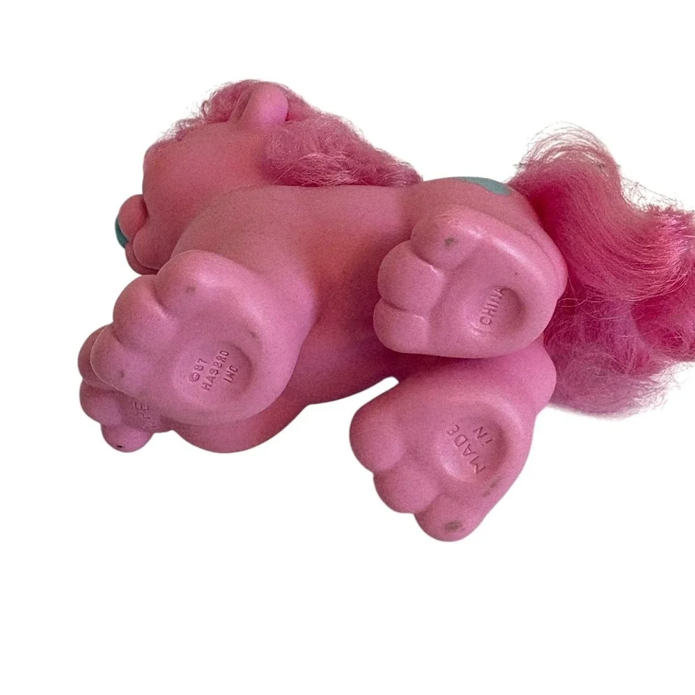 Vintage‎ 1987 Hasbro My Little Pony Friends Kingsley the Lion Pink Figure G1 Toy